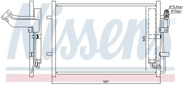 Preiswert NISSENS 940148 - Kondensator, Klimaanlage - ** FIRST FIT **