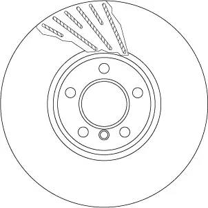 TRW DF6612S - Bremsscheibe - TRW SINGLE Sonderangebot