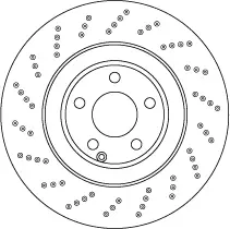 Geprüft TRW DF6668S - Bremsscheibe - TRW SINGLE
