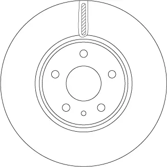 Ausverkauf TRW DF6811 - Bremsscheibe