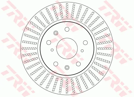 Neu TRW DF7398 - Bremsscheibe