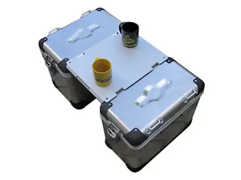 Campingtisch für Motorrad Alu Koffer ZEGA Evo / ZEGA Pro / ZEGA Pro2 / ZEGA Mundo Nur Heute