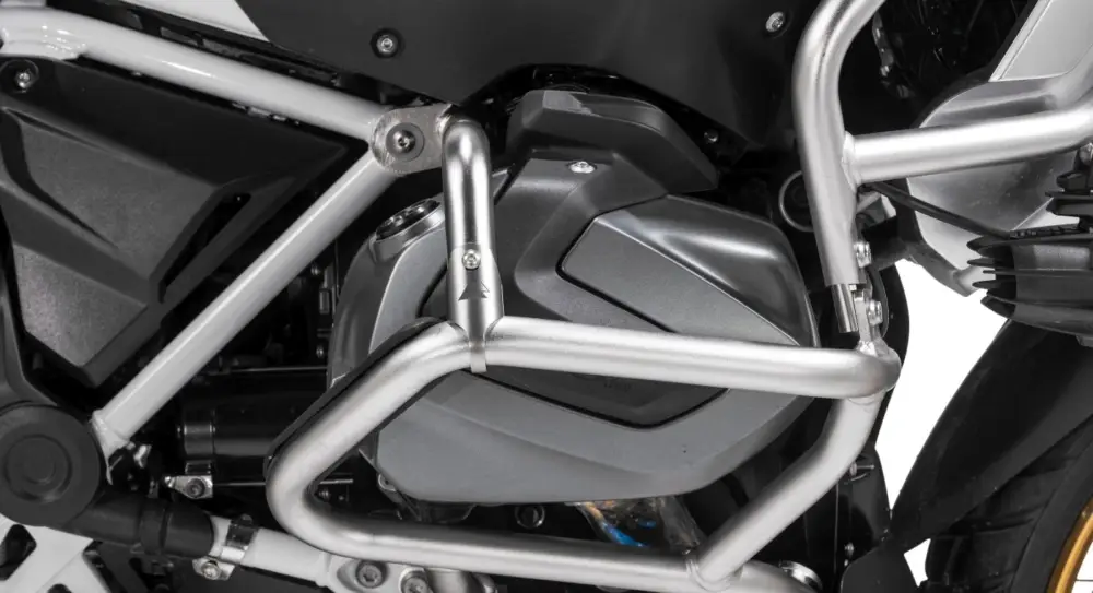 Sonderaktion Verstärkungsstrebe Edelstahl für Original BMW Motorschutzbügel BMW R1250GS / R1250GS Adventure