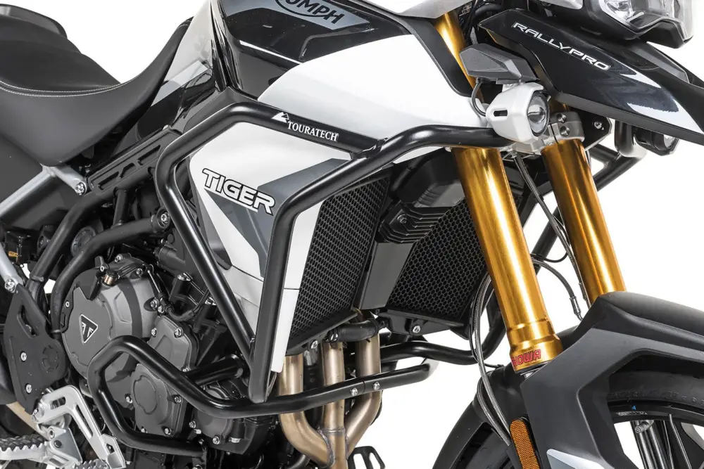 Verkleidungssturzbügel schwarz für Triumph Tiger 900 (-2023) Bestpreis