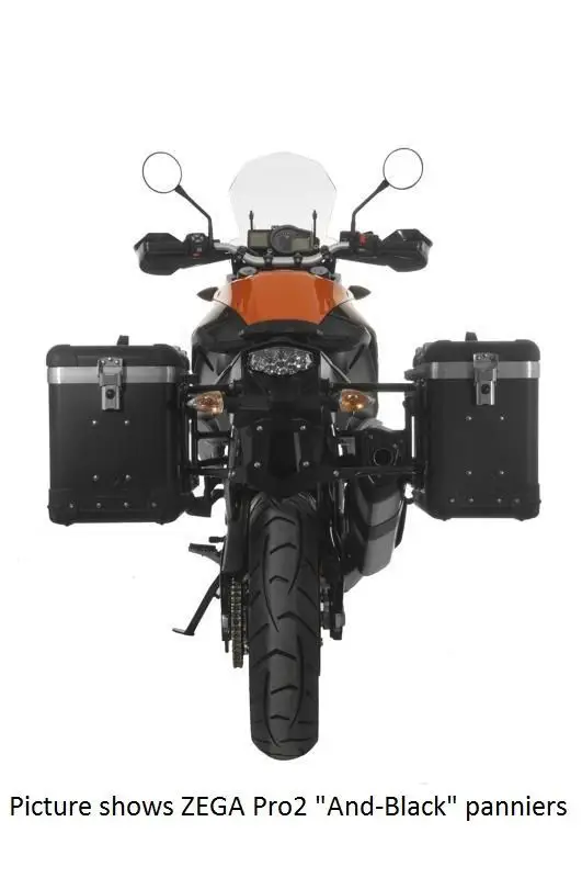 Motorrad Alukoffer System ZEGA Pro für KTM 1050 Adventure/ 1090 Adventure/ 1290 Super Adventure/1190 Adventure/ 1190 Adventure R Highlight