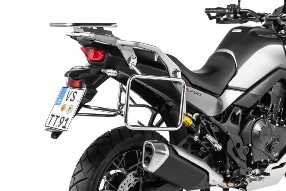 Schneller Versand Motorrad Kofferträger Edelstahl Honda XL750 Transalp