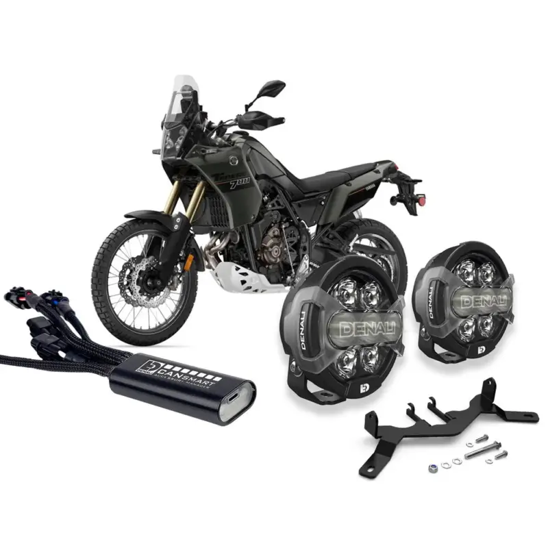 LED-Zusatzscheinwerferset DENALI D7 Pro für Yamaha Ténéré 700 (2019-2024) Nur Für Kurze Zeit