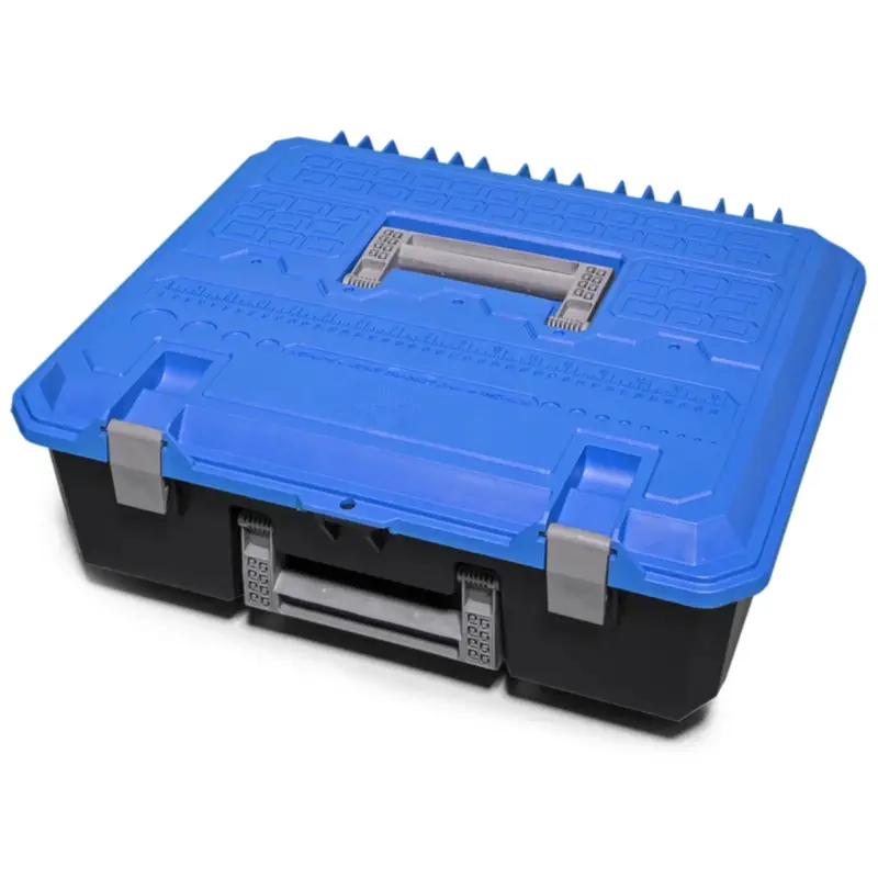 Expressversand DECKED D-Box mit Tragegriff, für Schublade für große Schubladen, Blue lid