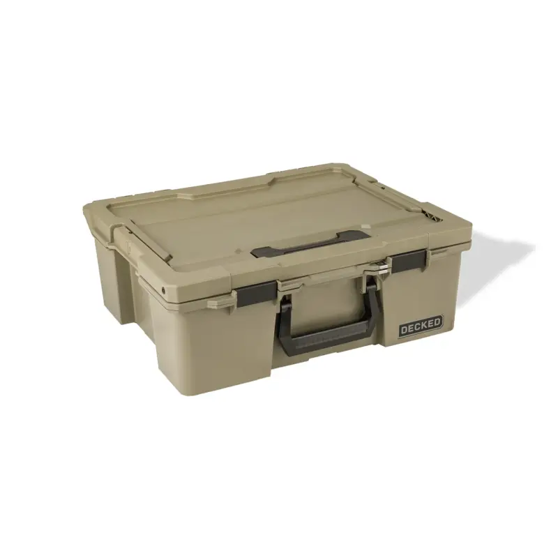 DECKED D-co Case - Halfrack 32, Tan mit schwarzen Verschlüssen Bestpreis