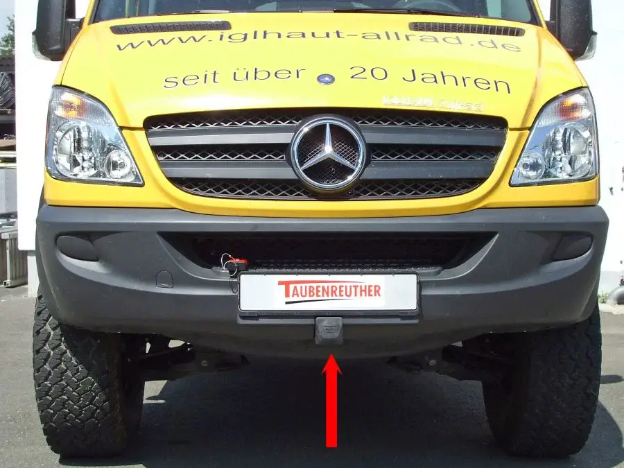 Frontaufnahme Mercedes Sprinter 06-‘18, VW Crafter -12/´16 Zertifiziert