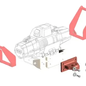 Neue Ware Zugmauladapter universal für Bolzen bis 32mm Durchmesser