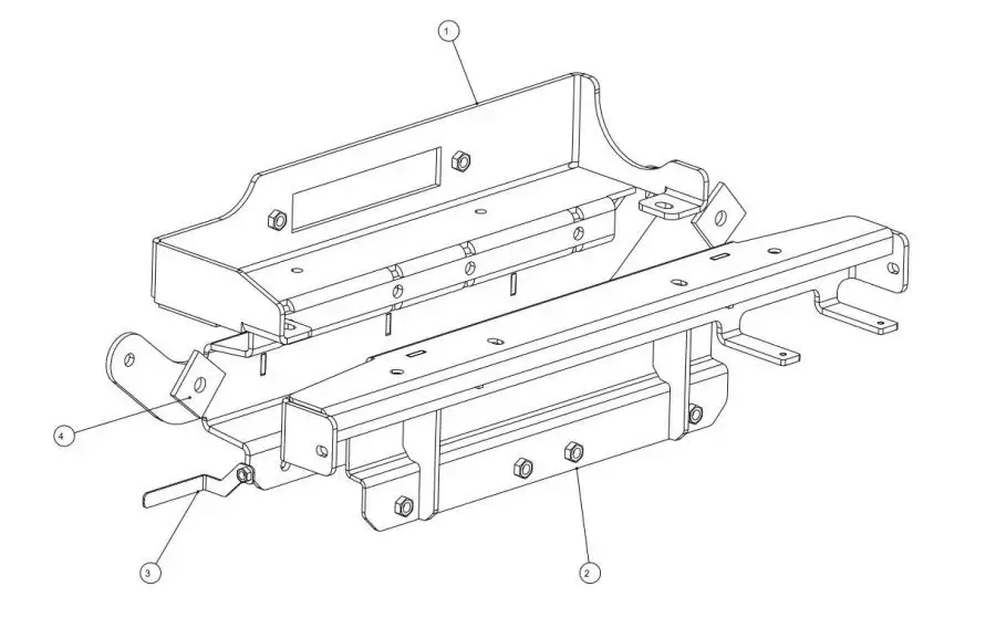 Nur Heute Seilwinden Set für VW AMAROK bis 2016 inkl. WARN Zeon 8