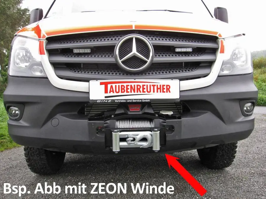 Seilwinden Set Mercedes Sprinter ‘06-18, VW Crafter ->‘12/16 ink. WARN Zeon XD 10 Preisknaller