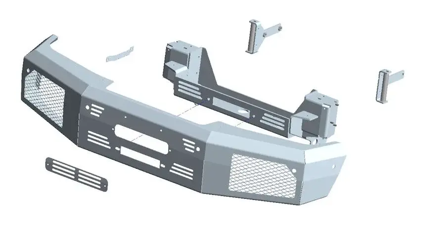 Sofort Bestellen Seilwindenstoßstange Mercedes G350 & G500 ‘16-‘18, inkl. ZEON XP 10