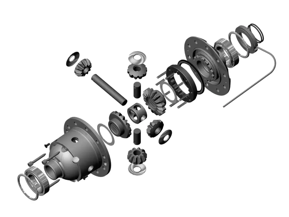 ARB Differentialsperre für DANA 30, VA, 3,54 1 und länger, bei CJ-Mod. Bj. ‘71 Billig