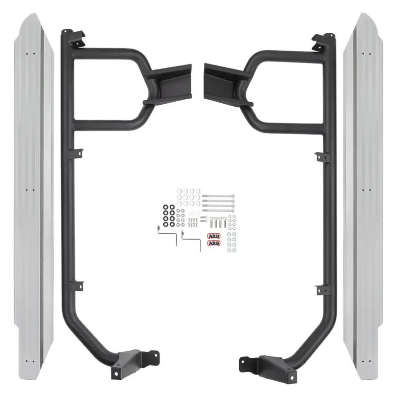 Rabatt ARB Protection Step Toyota HZJ 79 SC ab 2016, schwarz matt 60,3mm