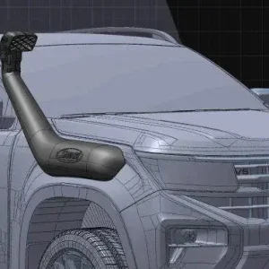 Direkt Vom Hersteller Safari Snorkel V-Spec für VW Amarok ab ‘23 2.0/3.0 TDI, SS1420HF