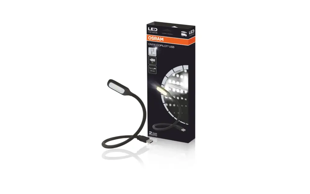 Neue Kollektion OSRAM ONYX Copilot LED-Leseleuchte für USB-Anschluss