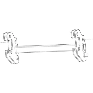 Neu Adapter von Serie 22 Aufnahme auf UTV V-Pflug, inkl Steckbolzen