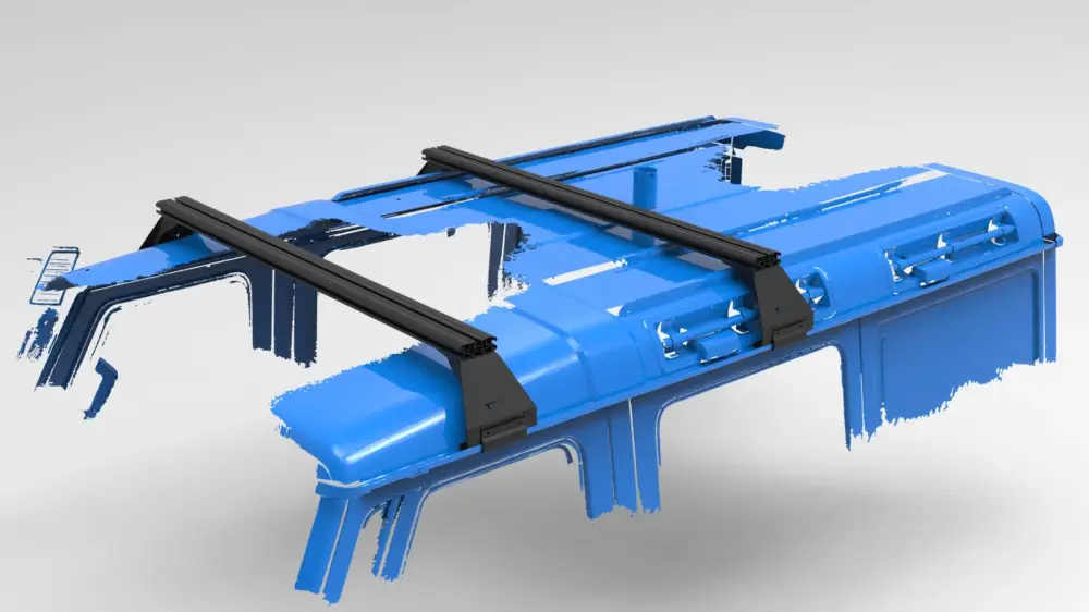 Rhino Rack Reconn Bar 1500mm (2) Ineos Grenadier inkl. Fußkits für Regenrinne Meistverkauft