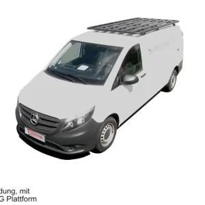Jetzt Kaufen Rhino Rack Pioneer 6 Plattform 2700x1472 Mercedes Vito, extra lange Karosserie