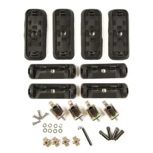 Fußkit für Rhino 2500 Multi Fit System 4 Klammern und 4 Gummiunterlagen Garantierte Lieferung