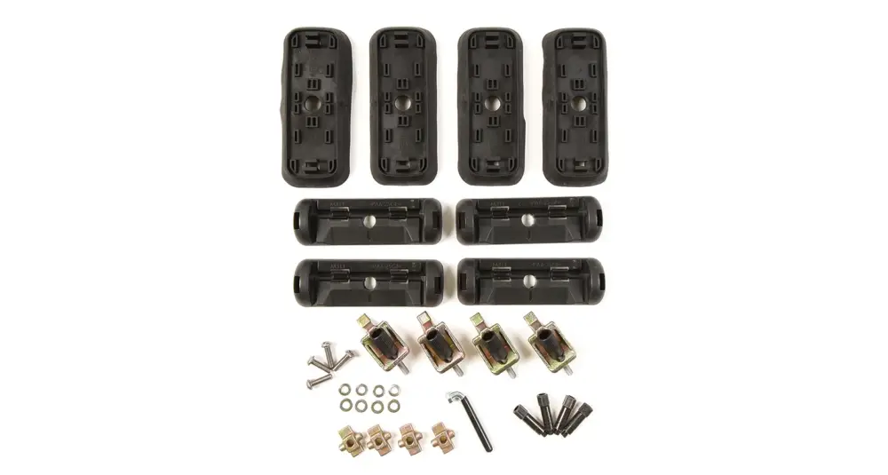 Top-Angebot Fußkit für Rhino 2500 Multi Fit System 4 Klammern und 4 Gummiunterlagen
