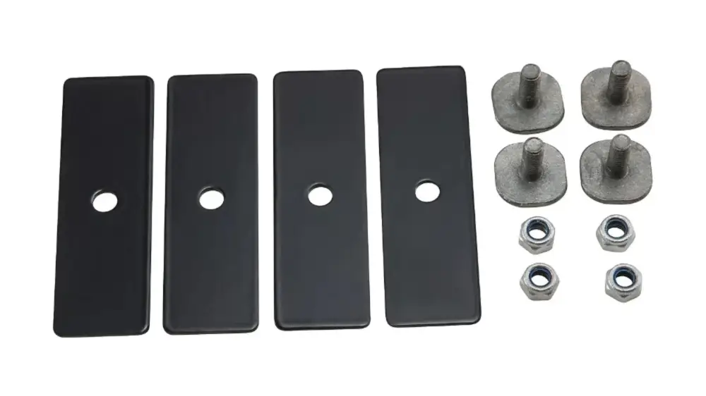 Zertifiziert Rhino Rack Montagekit, Toyota Hilux ‘16 Doka, Backbone-Schienen