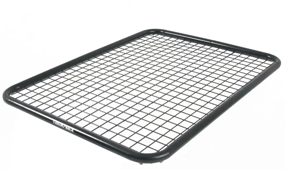 Begrenztes Angebot Rhino Rack Stahlgitter-Plattform "S", 1245x940 mm, schwarz pulverbeschichtet