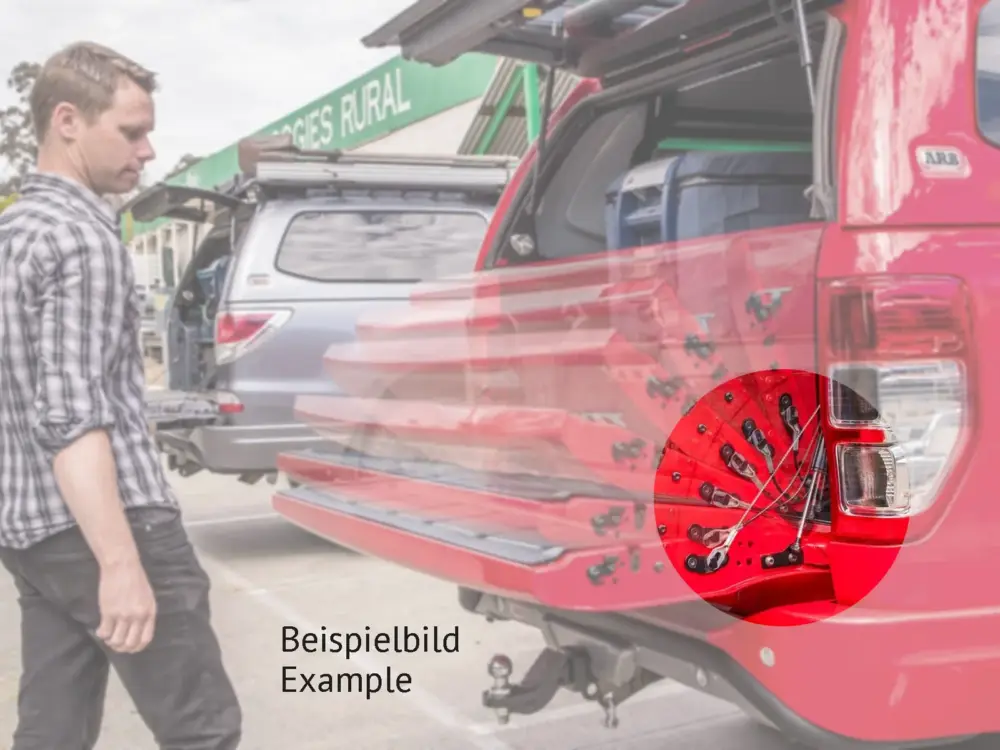 Angebot ARB Heckklappen Assistent Isuzu D-Max ab 2012, mit Stahlseil Fangband