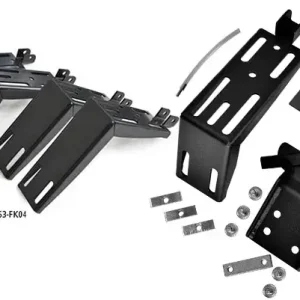 Wochenendangebot UPRACKS Fußkit (2), schwarz, an Regenrinne, 20 - 26cm hoch