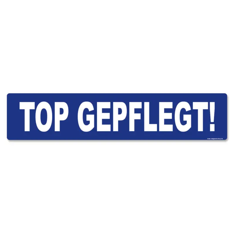 Billig Miniletter Standard Kennzeicheneinleger 1,5 mm stark, Motiv Top Gepflegt