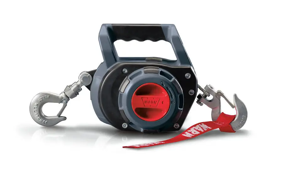 Kracherpreis SEILWINDE WARN DRILL WINCH FÜR AKKU- SCHRAUBER, 340KG ZUGKR., KUNSTSTOFFSEIL