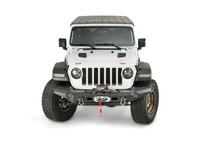 Aktuell WARN "ELITE" SEILWINDENSTOSSSTANGE JEEP WRANGLER JL, OHNE BÜGEL