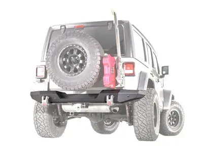 Neue Ware WARN ELITE HECKSTOSSSTANGE JEEP WRANGLER JL, KOMBINIERBAR MIT RESERVERADTRÄGER