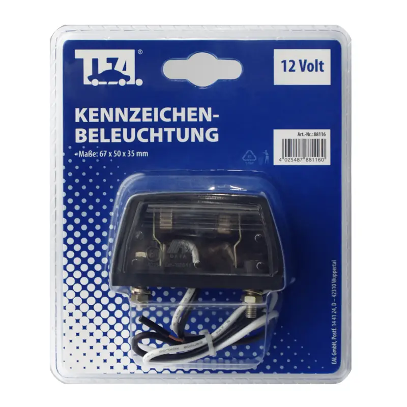 Neu Im Sortiment Kennzeichenbeleuchtung inkl. Leuchte