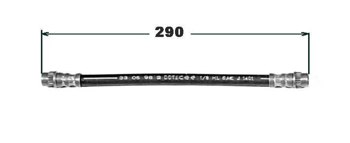 Optimal Bremsschlauch Hinterachse Renault, 1 Stück Neu