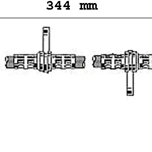 Geprüft Optimal Bremsschlauch Hinterachse Rover, 1 Stück