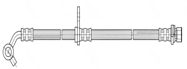 Garantierte Lieferung Optimal Bremsschlauch Hinterachse Honda, 1 Stück