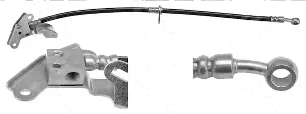Abverkauf Optimal Bremsschlauch Vorderachse Honda, 1 Stück