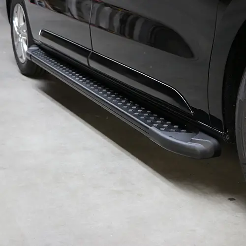 Trittbretter AT Aluminium & Schwarz Volkswagen T7 e-Transporter 2024+ Sonderaktion