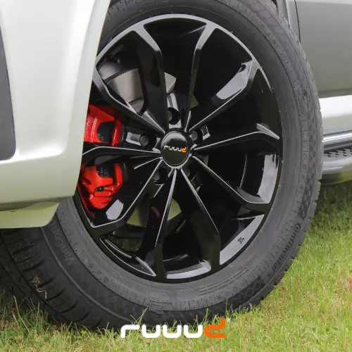 Velgenset RUUUD Craftstar 18 inch Aluminium Zwart Volkswagen Crafter 2022+ Preis Gesenkt