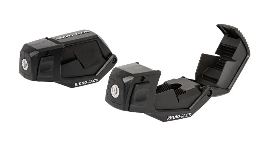 Preis Gesenkt Rhino Rack "Stow iT" Universalhalter (2) für Pioneer, HD- & Sportz, abschließbar
