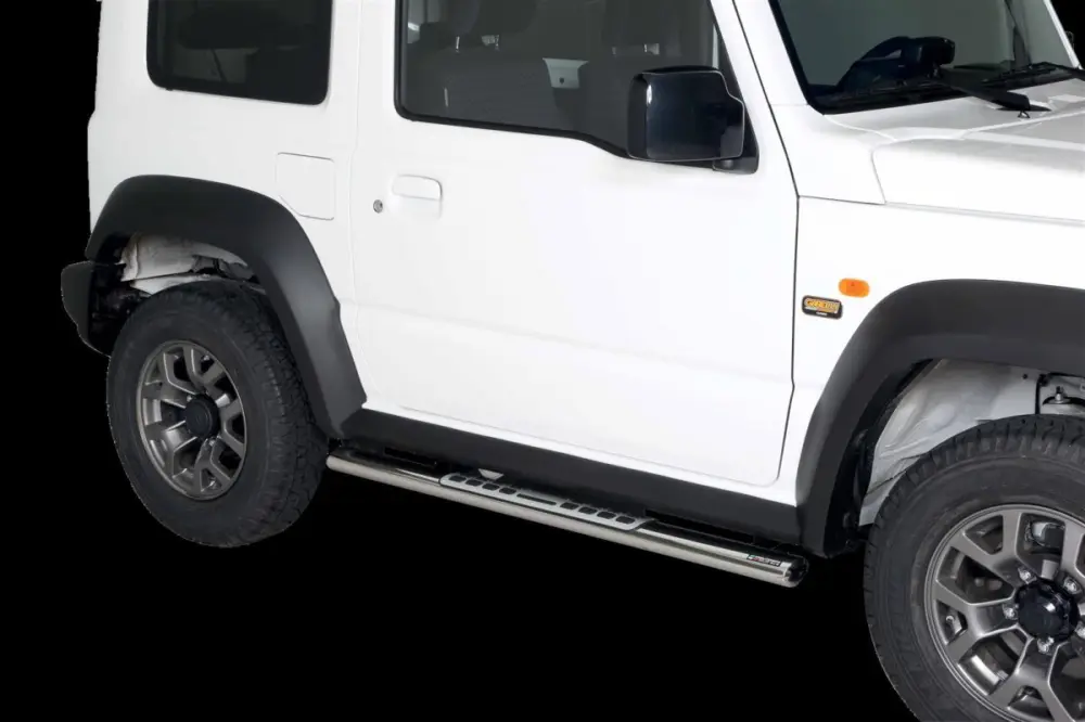Sale Schwellerschutzrohr (oval) mit Trittfläche für SUZUKI Jimny 2018 -