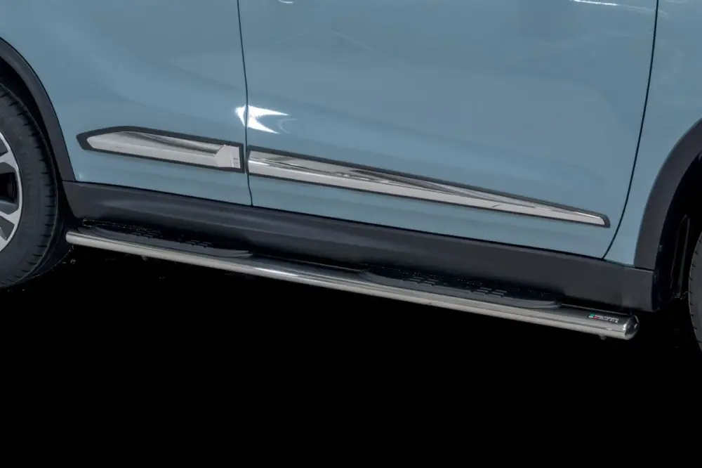 Begrenztes Angebot Schwellerschutzrohr (oval) mit Trittfläche für SUZUKI Vitara 2019 -