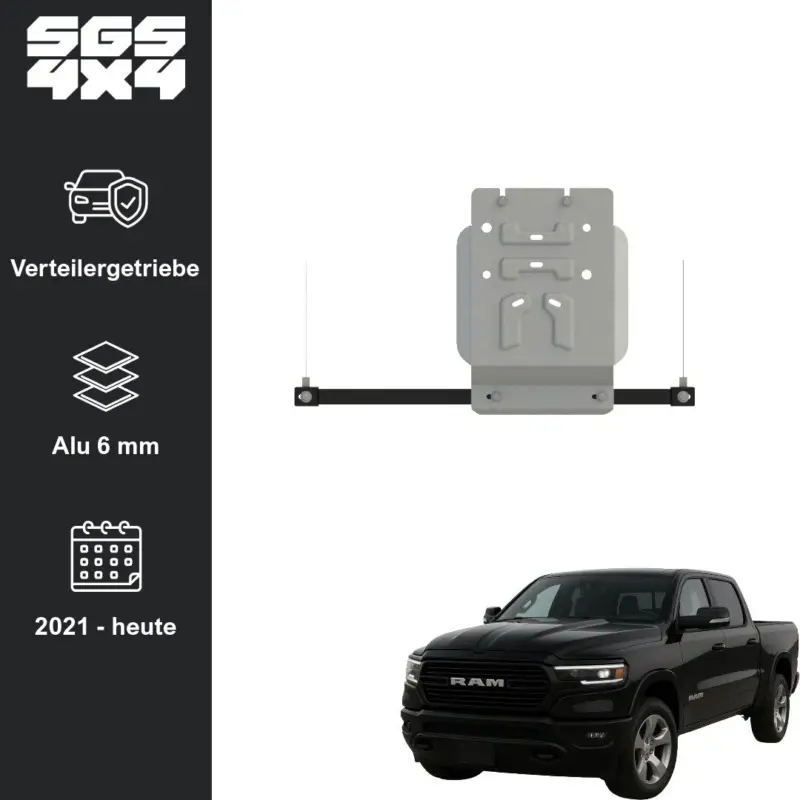 Unterfahrschutz Dodge RAM 1500 (ab 2021) Verteilergetriebe Aluminium 6 mm Schnäppchen