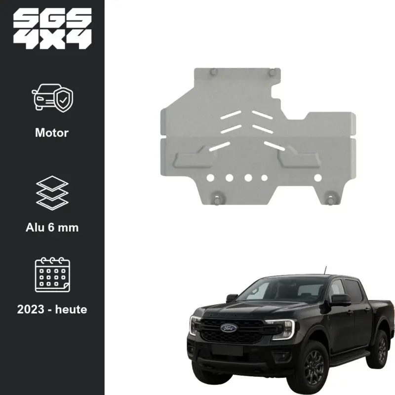 Unterfahrschutz Ford Ranger ab 2023 (ab 2023) Motor Aluminium 6 mm Saisonangebot
