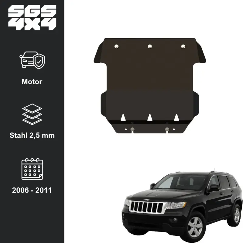 Unterfahrschutz Jeep Cherokee 2006 - 2011 Motor Stahl 2,5 mm Kracherpreis