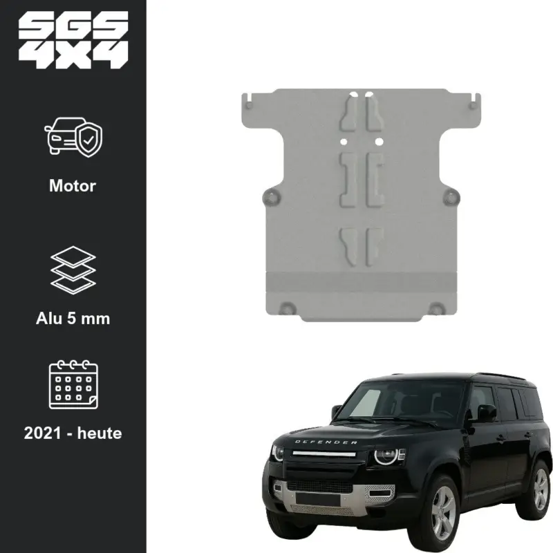 Preiswert Unterfahrschutz Land Rover Defender ab 2021 (ab 2021) Motor Aluminium 5 mm