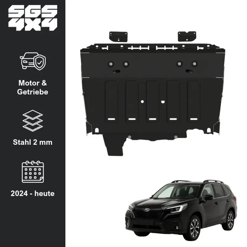 Unterfahrschutz Subaru Forester ab 2024 (ab 2024) Motor & Getriebe Stahl 2 mm Rabatt